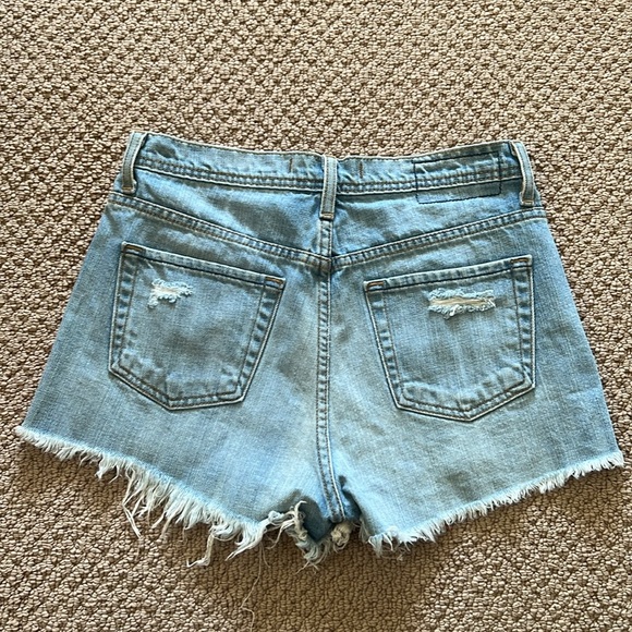 Embroidered Jean Shorts - Size 25 - Picture 5 of 5